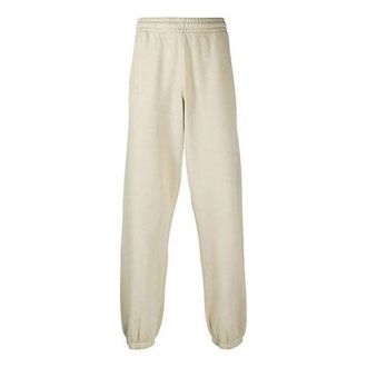 Off-white Mens Off-White FW21 Arrow Solid Color Bundle Feet Sports Pants/Trousers/Joggers Loose Fit Khaki OMCH029F21FLE0011717