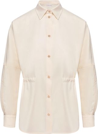 Moncler Moncler Wool Long Sleeve Shirt, Women, White, Size: 38
