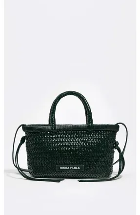 Bimba & Lola Leather Handbag in Dark Green at Nordstrom