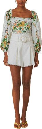 Farm Rio Farm Rio Papaya Salad Blouse