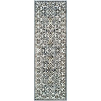 Superior Lille Traditional Floral Palmette Motifs Polypropylene Area Rug