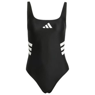adidas 3 Stripes Uback Suit Badeanzug f&uuml;r Damen | schwarz