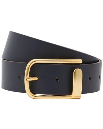 Reiss Leather Half-Keeper Belt