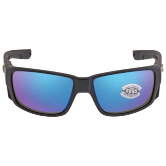 Costa TUNA ALLEY PRO Blue Mirror Polarized Glass Mens Sunglasses 6S9105 910501 60