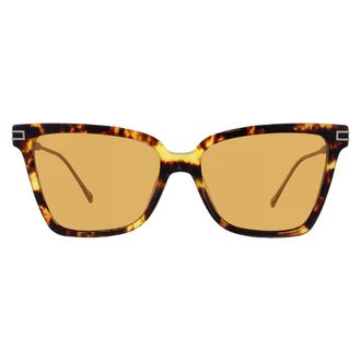 Ferragamo Brown Butterfly Ladies Sunglasses SF2036S 242 56