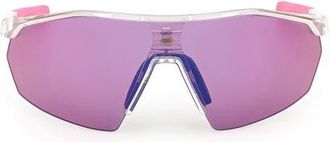adidas 00mm Shield Sunglasses in Crystal /Mirror Violet at Nordstrom