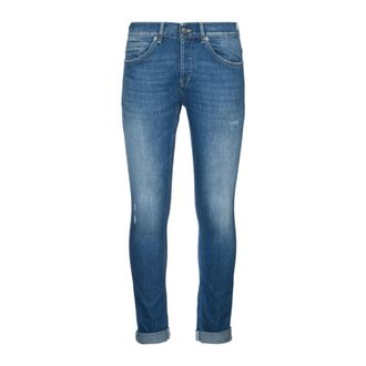 Dondup Slim-fit Jeans, male, Blue, Size: W36 George Slim-fit Jeans