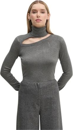 Gaud&igrave; Dames, Truien, Grijs, Maat: L Nylon