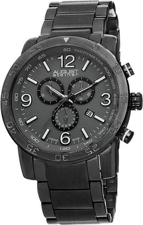 August Steiner Grey Mens Watch AS8097GN