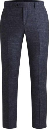 HUGO BOSS H-Genius tapered chino voor heren van katoenmix (Donkerblauw)