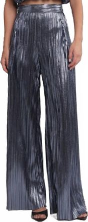 Sabina Mus&aacute;yev Tio Wide Leg Pants In Steel Blue