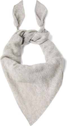 Brunello Cucinelli Sciarpa con catena Monili - Grigio