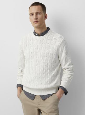 Le 31 Mens Twisted-cable sweater
