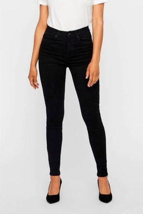 Vero Moda high waist skinny jeans VMSOPHIA black