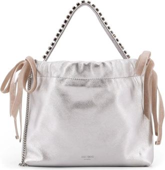 Jimmy Choo London Bucket Bags, female, Gray, ONE SIZE, Drawstring Mini