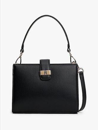 Tommy Hilfiger Bolso satchel Heritage con monograma TH