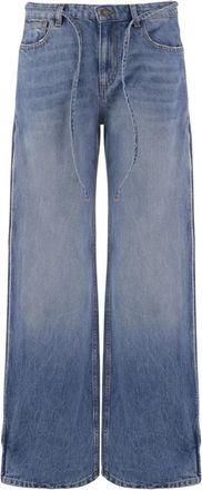 The Garment Katoenen Jeans - Dames - Loose Fit Jeans - Blauw - W26 - Katoen - Jeans