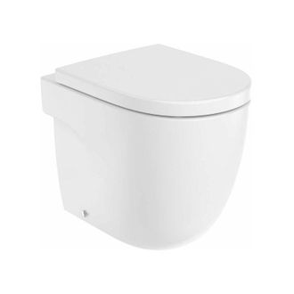 Roca Roca A347246000 Meridian-n Inodoro Tanque Alto Rimless - Asiento: Caida Normal - Ref: A347246000+a8012a000b
