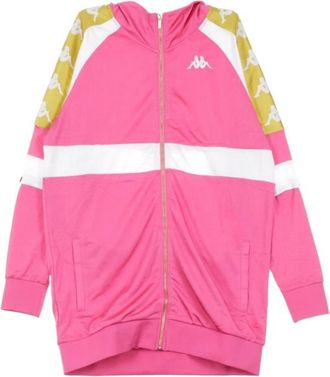 Kappa Sweater met rits - Dames - Vesten met rits - Roze - M - Hoodies & sweatvesten