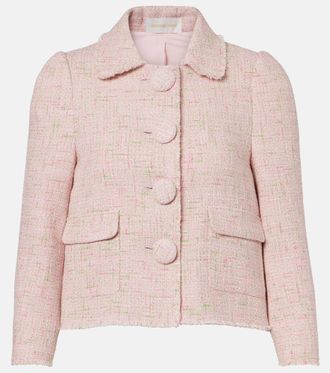 Shushu/Tong Cotton-blend tweed jacket