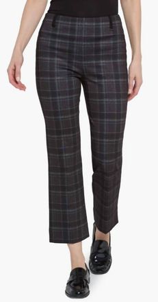 Lyss&eacute; Ankle Bootcut Pant In Bristol Plaid