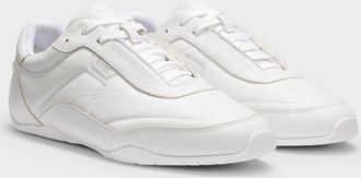 Boss Orange by Hugo Boss Mens Jaylen Trainers in White Leather - Size UK 12