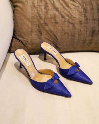 Arteana Womens Varenna 75 Mule In Blue