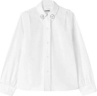 Jil Sander Jewel-clip Cotton Shirt