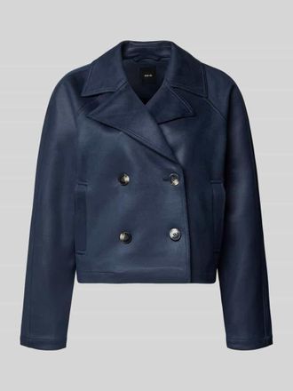 Zero Regular Fit Blazer mit Eingrifftaschen in Marine, Gr&ouml;&szlig;e 34