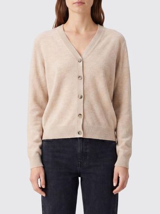 Allude Cardigan in 100% cashmere con scollo a V e tasche a toppa