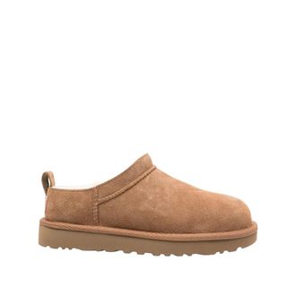 UGG Classic Micro - Dames - Pantoffels - Bruin - 38 EU - Leer - Schoenen