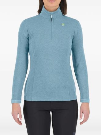 Karpos Pizzocco W sweater met halve rits - Blauw