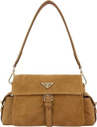 Prada Brown Explore Medium Shoulder Bag