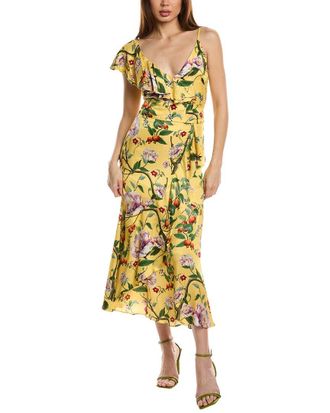Borgo De Nor Borgo De Nor Isadora Silk-Blend Midi Dress