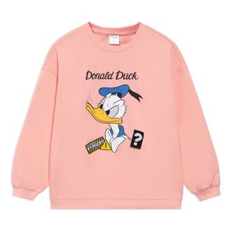 Li-Ning (WMNS) Li-Ning x Disney Donald Duck Graphic Sweatshirt Pink AWDS596-3