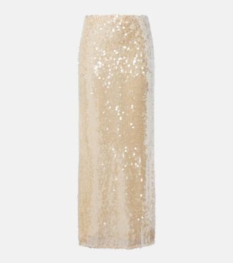 Altuzarra Linnie sequined maxi skirt
