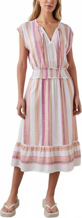 Rails Ashlyn Dress In Hibiscus Stripe