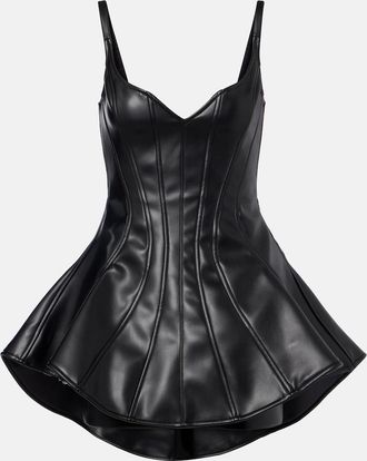 DAVID KOMA Ruffled midi dress