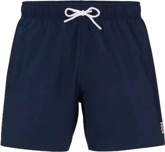 HUGO BOSS Iconische Zwemshorts - Heren - Strandmode - Blauw - XL - Polyester - Badmode