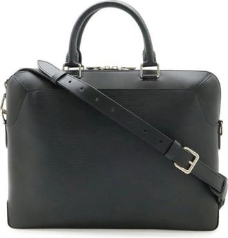 Louis Vuitton Pre-owned Epi Briefcase - Heren - Vintage Schoudertas - Zwart - ONE Size - Leer - Vintage