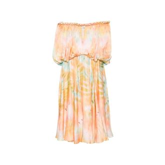 Zimmermann Luna Twist Billow Gown - female - Zimmermann - Maxi Dresses - Multicolor - S - Dresses