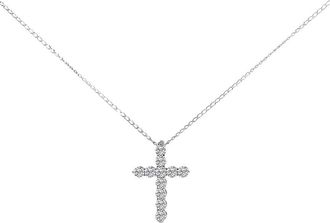 House of Brilliance Haus Of Brilliance 14K 0.50 Ct. Tw. Lab-Grown Diamond Pendant Necklace