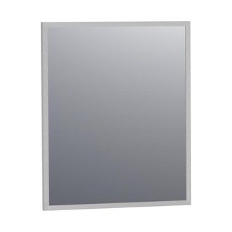 Marcel Breuer Onyx spiegel - 60x70cm - rechthoekig - aluminium-kleurig geborsteld frame