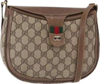 Gucci Pre-owned Cross Body Bags, female, Beige, Size: ONE SIZE Pre-owned Plastic Cross Body Bag