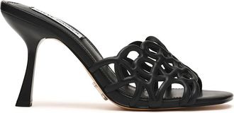 Steve Madden Seesaw Sandal BLACK LEATHER