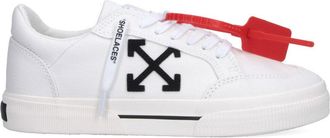 Off-white White Arrow Logo Leather Sneakers