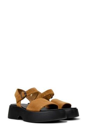 Camper Tasha Platform Sandal in Medium Brown at Nordstrom Rack, Size 38