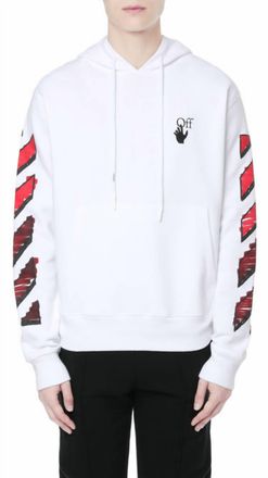 Off-white Signature Graphic Sweatshirt In White