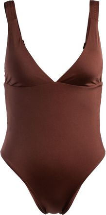 Roxy Badeanzug ROXY Silky Island, Damen, Gr. XL, braun (root beer), 85% Nylon, 15% Elasthan, Badeanz&uuml;ge Badeanzug