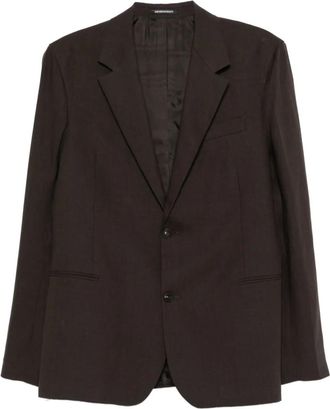Emporio Armani Blazer monopetto - Marrone